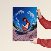 One Piece – Luffy’s Dynamic Leap Poster